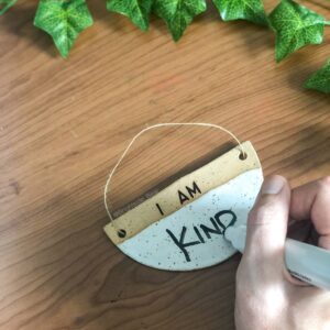 "I AM" Interactive Affirmation Wall Hanging